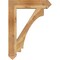 Ekena Millwork Imperial Arts & Crafts Rough Sawn Bracket, Western Red Cedar, 6"W x 32"D x 44"H BKT06X32X44IMP03RWR - alternate 4